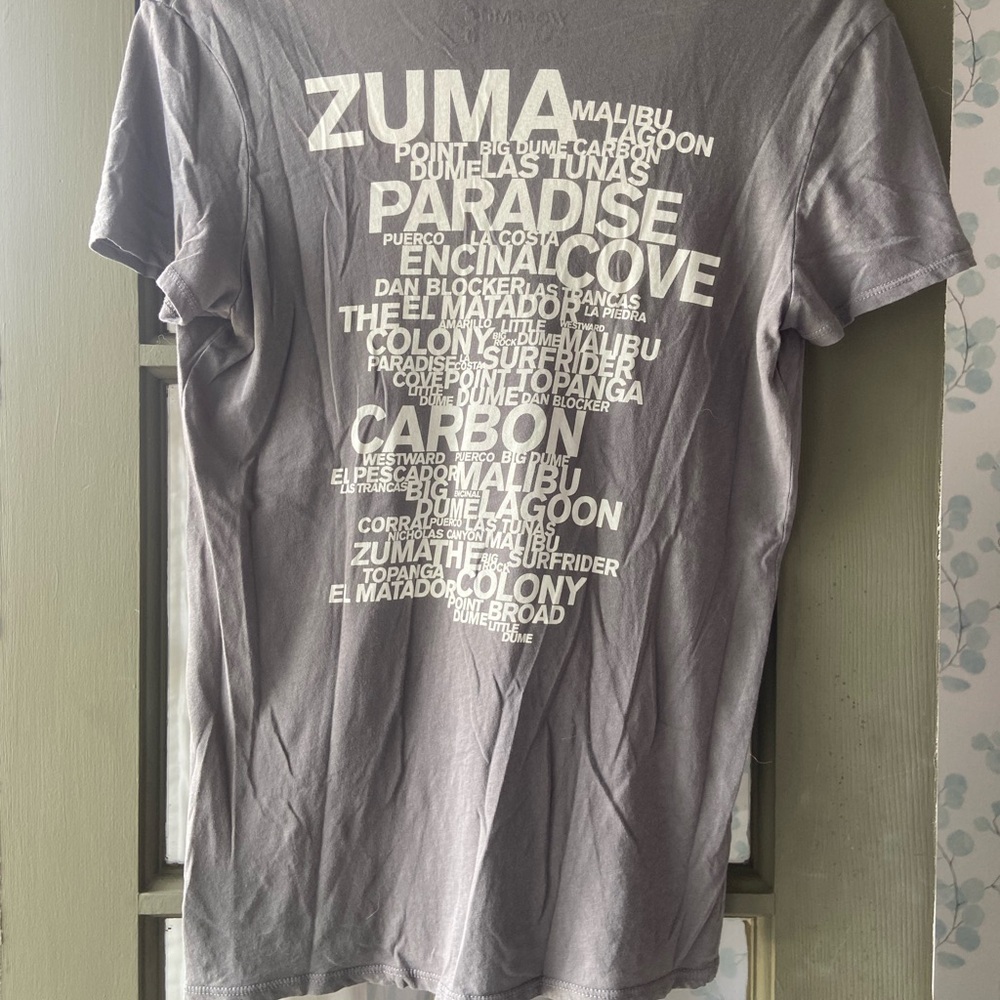James Perse women’s Malibu beaches t-shirt Size Large